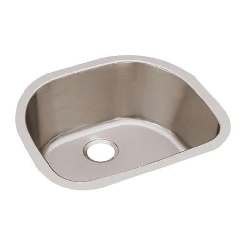 Elkay Lustertone Classic Stainless Steel 23-5/8" x 21-1/4" x 10", Single Bowl Undermount Sink - ELUH211810