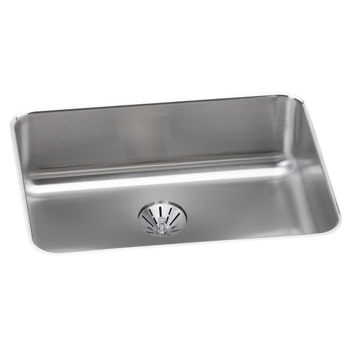 Elkay Lustertone Classic Stainless Steel 25-1/2" x 19-1/4" x 8", Single Bowl Undermount Sink with Perfect Drain - ELUH2317PD