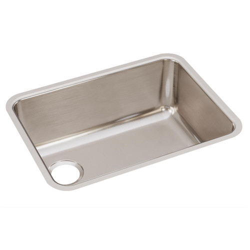 Elkay Lustertone Classic Stainless Steel 25-1/2" x 19-1/4" x 10", Single Bowl Undermount Sink with Left Drain - ELUH231710L