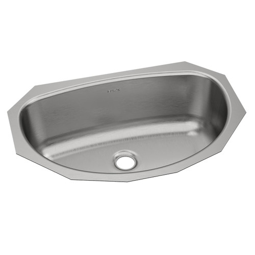Elkay Asana Stainless Steel 19-1/2" x 13-5/16" x 6-1/4", Single Bowl Undermount Bathroom Sink - ELUH1811