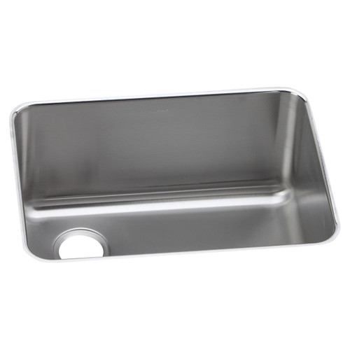 Elkay Lustertone Classic Stainless Steel 25-1/2" x 19-1/4" x 12", Single Bowl Undermount Sink with Left Drain - ELUH231712L