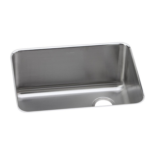 Elkay Lustertone Classic Stainless Steel 25-1/2" x 19-1/4" x 12", Single Bowl Undermount Sink with Right Drain - ELUH231712R