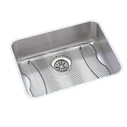 ELKAY ELUH2115DBG Lustertone Classic Stainless Steel, 23-1/2" x 18-1/4" x 7-1/2", Single Bowl Undermount Sink Kit