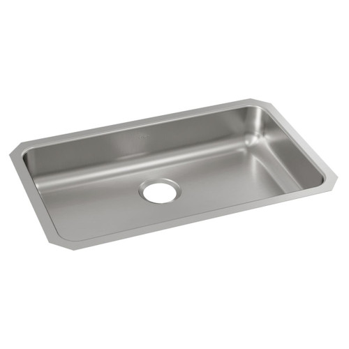 ELKAY  ELUHAD281655 Lustertone Classic Stainless Steel 30-1/2" x 18-1/2" x 5-3/8", Single Bowl Undermount ADA Sink