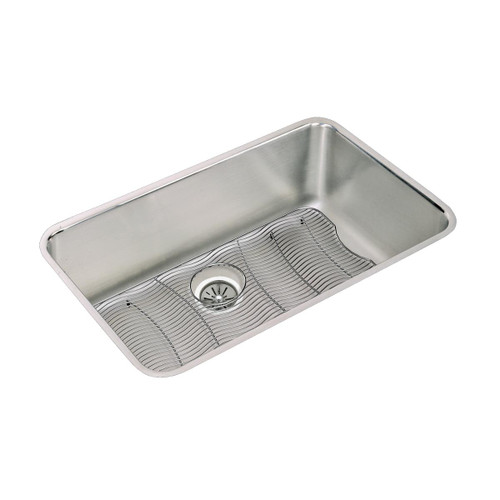 ELKAY ELUH281610DBG Lustertone Classic Stainless Steel 30-1/2" x 18-1/2" x 10", Single Bowl Undermount Sink Kit