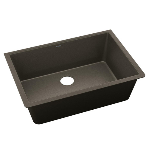 Elkay Quartz Luxe 33" x 18-7/16" x 9-7/16", Single Bowl Undermount Sink, Chestnut - ELXRU13322CN0