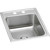 ELKAY LR1722PD2 Lustertone Classic Stainless Steel 17" x 22" x 7-5/8", 2-Hole Single Bowl Drop-in Sink with Perfect Drain