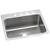 Elkay Lustertone Classic Stainless Steel 27" x 22" x 10", 5-Hole Single Bowl Undermount or Drop-in Sink - DLSR2722105