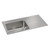 Elkay Lustertone Classic Stainless Steel 43" x 22" x 10", Single Bowl Drop-in Sink with Drainboard - ILGR4322L0