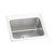 ELKAY DLR252210PD3 Lustertone Classic Stainless Steel 25" x 22" x 10-3/8", 3-Hole Single Bowl Drop-in Sink with Perfect Drain