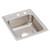 Elkay Lustertone Classic Stainless Steel 17" x 20" x 7-5/8", MR2-Hole Single Bowl Drop-in Sink - LR1720MR2