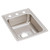 Elkay Lustertone Classic Stainless Steel 17" x 22" x 7-5/8", 3-Hole Single Bowl Drop-in Sink - LR17223