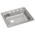 ELKAY GE12521L4 Dayton Stainless Steel 25" x 21-1/4" x 5-3/8", 4-Hole Single Bowl Drop-in Sink with Left Drain