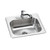 Elkay Dayton Stainless Steel 25" x 22" x 8-1/16", 3-Hole Single Bowl Drop-in Sink and Faucet Kit - DSE125223DFBG