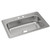 Elkay Dayton Stainless Steel 33" x 22" x 8-1/16", 2-Hole Single Bowl Drop-in Sink - DSE133222