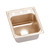 Elkay CuVerro Antimicrobial Copper 13" x 16" x 6-1/2", 1-Hole Single Bowl Drop-in ADA Sink - LRAD1316651-CU