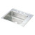 Elkay Lustertone Classic Stainless Steel 25" x 22" x 5-1/2", Single Bowl Drop-in Classroom ADA Sink - DRKAD252255R3