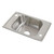 Elkay Celebrity Stainless Steel 25" x 17" x 6-7/8", 2LM-Hole Single Bowl Drop-in Classroom Sink - CDKR25172LM