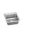 Elkay Lustertone Classic Stainless Steel 19-1/2" x 22" x 6-1/2", 3-Hole Single Bowl Drop-in ADA Sink with Quick-clip - LRADQ2022653