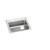 Elkay Lustertone Classic Stainless Steel 25" x 21-1/4" x 6-1/2", Single Bowl Drop-in ADA Sink - LRAD252165R4
