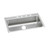 Elkay Lustertone Classic Stainless Steel 31" x 22" x 4", 1-Hole Single Bowl Drop-in ADA Sink - LRAD3122401