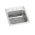 Elkay Lustertone Classic Stainless Steel 17" x 20" x 6-1/2", OS4-Hole Single Bowl Drop-in ADA Sink with Perfect Drain - LRAD172065PDOS4