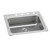 Elkay Lustertone Classic Stainless Steel 25" x 22" x 6-1/2", Single Bowl Drop-in ADA Sink with Perfect Drain - LRAD252265PD0