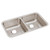 Elkay Lustertone Classic Stainless Steel 30-3/4" x 18-1/2" x 7-7/8", Equal Double Bowl Undermount Sink - ELUH3118