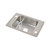 Elkay Lustertone Classic Stainless Steel 31" x 19-1/2" x 7-5/8", 2FRM-Hole Single Bowl Drop-in Classroom Sink - DRKR31192FRM