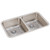 Elkay Lustertone Classic Stainless Steel, 30-3/4" x 18-1/2" x 7-7/8", Equal Double Bowl Undermount Sink Kit - ELUH3118DBG