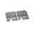 Elkay Lustertone Classic Stainless Steel 31-1/4" x 20" x 7-7/8", Equal Double Bowl Undermount Sink - ELUH3220