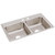Elkay Lustertone Classic Stainless Steel 33" x 19-1/2" x 7-5/8", MR2-Hole Equal Double Bowl Drop-in Sink - LR3319MR2