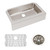 ELKAY ELUHFS2816DBG Lustertone Classic Stainless Steel 33" x 20-1/2" x 8", Single Bowl Farmhouse Sink Kit