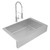 ELKAY  ECTRUF30179RFCC Crosstown 18 Gauge Stainless Steel 35-7/8" x 20-1/4" x 9", Single Bowl Farmhouse Sink & Faucet Kit with Drain