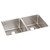 Elkay Lustertone Iconix 18 Gauge Stainless Steel 32-3/4" x 19-1/2" x 9" Double Bowl Undermount Sink - ELUH3118T