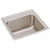 Elkay Lustertone Classic Stainless Steel 19-1/2" x 19" x 10-1/8", 0-Hole Single Bowl Drop-in Laundry Sink - DLR1919100