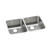 Elkay Lustertone Classic Stainless Steel 30-3/4" x 18-1/2" x 10", Equal Double Bowl Undermount Sink with Right Drain - ELUH311810R
