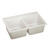 ELKAY  ELX3322RT0 Quartz Luxe 33" x 22" x 9-1/2", Equal Double Bowl Drop-in Sink, Ricotta