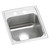 Elkay Lustertone Classic Stainless Steel 15" x 17-1/2" x 6-1/2", 2-Hole Single Bowl Drop-in ADA Sink - LRAD1517652