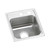 Elkay Lustertone Classic Stainless Steel 15" x 17-1/2" x 6-1/2", MR2-Hole Single Bowl Drop-in ADA Sink - LRAD151765MR2