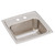 Elkay Lustertone Classic Stainless Steel 15" x 15" x 7-1/8", 2-Hole Single Bowl Drop-in Bar Sink with 3-1/2" Drain - BLR15162