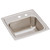ELKAY  BLR15MR2 Lustertone Classic Stainless Steel 15" x 15" x 7-1/8", MR2-Hole Single Bowl Drop-in Bar Sink with 2" Drain