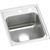 Elkay Lustertone Classic Stainless Steel 15" x 17-1/2" x 6", MR2-Hole Single Bowl Drop-in ADA Sink - LRAD151760MR2
