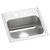 Elkay Lustertone Classic Stainless Steel 17" x 16" x 6-1/2", 2-Hole Single Bowl Drop-in ADA Sink - LRAD1716652