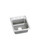 Elkay Lustertone Classic Stainless Steel 17" x 20" x 5-1/2", MR2-Hole Single Bowl Drop-in ADA Sink with Quick-clip - LRADQ172055MR2