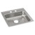 Elkay Lustertone Classic Stainless Steel 19-1/2" x 19" x 5", 2-Hole Single Bowl Drop-in ADA Sink - LRAD1919502