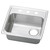 Elkay Celebrity Stainless Steel 19-1/2" x 19" x 5-1/2", 3-Hole Single Bowl Drop-in ADA Sink with Quick-clip and Right Drain - PSRADQ191955R3
