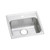 Elkay Lustertone Classic Stainless Steel 19" x 18" x 6", 1-Hole Single Bowl Drop-in ADA Sink - LRAD1918601