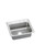 Elkay Lustertone Classic Stainless Steel 22" x 19-1/2" x 6-1/2", Single Bowl Drop-in ADA Sink - LRADQ2219654