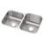 Elkay Dayton Stainless Steel 31-3/4" x 20-1/2" x 10", 40/60 Double Bowl Undermount Sink - DXUH312010L